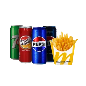 Maytako als Menü mit Pommes und Getränk nach Wahl